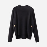 2020 New-Coming Winter Solid Turtleneck Pullovers Female Thick Knitted High Street Style Warm Soft Button Women