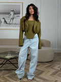 Fongt Temperament Famous Style Short Coat Plus Thoracic Fish Bone Vest Top Two Sets Of Dress