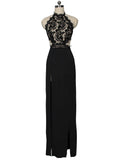 Party Evening Maxi Dresses for Women 2023 See Through High Split Red Lace Dress Sexy Backless Summer Long Black