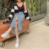 Knitted Suit For Women In Spring And Autumn 2024 New Age-Reducing Short Sweater Two-Piece Set-Outfit