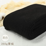 Warm Leggings Women Vertical Stripes Casual Pants Thickened Plush Cotton High Elasticity Solid High Waist Winter