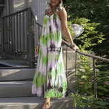 Quality Loose Tie-dye Print Long
