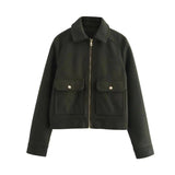 Fongt New Street Casual Soft Shirt Single-Dbutton Cardigan Jacket Female Commute