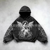 Fongt Wash Hooded Hoodie Hoodie Winter High Street Men And Women With The Same Shirt Top