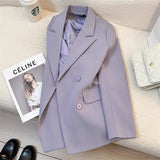 Fongt Blazer Women's 2025 New Spring And Autumn Explosion Small High-Level Feeling British Style Suit