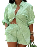 New Women's Wear Fashion Printing Temperament Commuter Two-Piece Set-Outfit