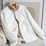 Winter Solid Down Cotton Jacket Women Lightweight Female Loose Cotton Padded Jacket Casual Puffer Jacket Women
