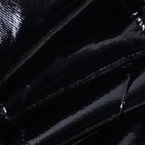 Dark Bat Shape Faux Pu Mall Gothic Grunge Crop Tops Women Punk Black Sexy Backless Camis Bodycon Emo Party Tube Top