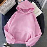 Autumn Oversized Sweatshirt Printed And Solid Kawaii Hoodies For Women Top Clothes Hoody Female Women's Hoodies Full