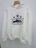 Five-Star Ship Printing Loose Hooded Hoodie Street Sports And Leisure Suit Trend-Outfit