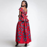 African Wear Printed Multi-wear Sexy Lace-up