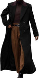 Fongt Autumn And Winter Hairs, Which Lengthn The Coat Man Thicker, The Double Buckle Wind Coat