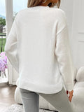 Fongt 2025 New Women's Easing Easing Independent Japanese Collar Fashion Knitted Sweater