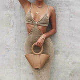 Backless Knitted Sexy