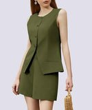 Fongt New Fashion Temperament Vest Suit Women's Clothing