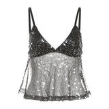 Fongt Summer Women's New Sexy Hot Babes Sling V Tie With Short Back Outside Wearing A Small Vest