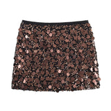 Fongt New Squins With Stylish Miniskirt Skirt 3920139 808