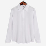 Fongt Velvet Shirt Women's Autumn And Winter 2025 New Design Sense Small Long-Sleeved Shirt Under The College Wind Thicker Shirt