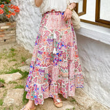 Fongt South France Holiday Dress Women's Dress Women's Beach Beach Skirt Spring
