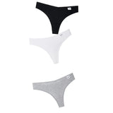 Women's Panties G-string Thong Cotton Underwear Sexy Panties Female Underpants Solid Letter Pantys Intimates