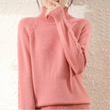 Sweater For Women Fall Winter Casual Knitted Tops Candy Colors Korean Long Sleeve Bottomed Pullover New Sueter