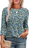 Fongt 2025 New Fashion Casual Roll Collar Seven-Sleeve Top Bottom Shirt