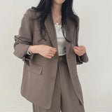 Fongt Suit Jacket Female 2024 New Spring And Autumn Korean Version Chic Small Suit Suit Lady Design Sense Minority-Outfit