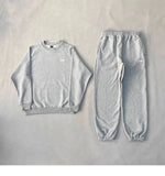 Fongt New Trend Round Collar Collar Collar Collar Collar Pattern CNTZ Pattern Series Printing Loose Tsets Tirt Trousers Hot Sale