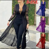 Fongt Women's Dress Trousers New Solid-Colored Fashion Dark V-Neck Lace Spliced Solid Color-Repair Jumpsuit