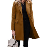 Fongt Spring And Autumn Station In The Long-Term Large-Size Hairy Female Coat Ebay Coat Wish
