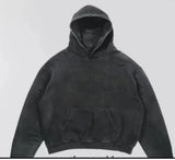 Fongt Retro Water Wash Hoodie Jacket With Handsome Eagle Print Hoodie New Products