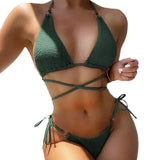 Fongt New Swimsuit Sexy Bikini Split Swimsuit Women's Fashion