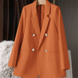 Fongt Suit Jacket Female Spring And Autumn 2024 New Small Spring And Autumn Suit Jacket Temperament Korean Version Casual Women-Outfit