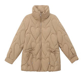 Winter 2024 New Korean Version Of The Cotton-Padded Jacket Hooded Down Cotton-Padded Jacket Students Lady Cotton-Padded Jacket Fashion Jacket Short-Outfit