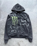 Fongt Zippered Sweatshirt Man M Loose Niche Coat Wearing Handsome Loose Blouse Hoodie