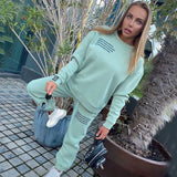 Fongt #2025 Women's Autumn New Sports And Leisure Set Two Sets
