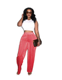 Fongt New Women's Casual Fleette Wide-Leg Pants-Outfit