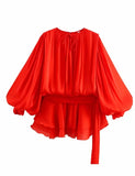 Fongt Women's Clothing Explosion Pure Lust Wind To The Waist Irregular Pendulum Dress + Shorts