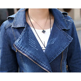 Short Jacket Women Spring Autumn Slim Casual Top Wild Windbreaker Students Small Coat Long sleeve Jeans Jacket Female
