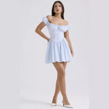 Fongt And Summer New Sweet And Spicy Women Decorate Hottie Small Dress Bubble Sleeve Square Dress Dress Women 2026