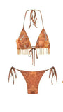 Fongt Women's Dress 2025 New Summer Beach Resort Bikinis Half Dress Suit