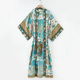 Fongt Women's Phoenix Flower Printed Sweater Cotton Jacket Coat 8660