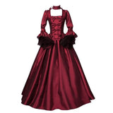 Model Lace Stitching Large Bell Sleeve Retro