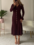 Fongt And Winter New French Elegant Jacket Dress Slim Skinny Knitting Woman