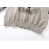 Men Women Hip Hop Knitted Jumper Sweaters Angel Lightning Printed Streetwear Harajuku Summer Oversize Hipster Casual