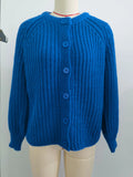 Fongt 2025 New Women's Solid-Color Casual Fashion Coarse Knit Long-Sleeved Sweater Cardigan Jacket