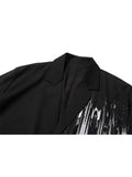 New Autumn Tie Dye Gradient Graffiti Trendy Fashion Harajuku Suit Coats Long Sleeve Korean Loose Streetwear Coats