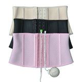 Fongt New Breathable Mesh Rubber Waist Seal 18Cm Short 9 Hook 9 Steel Bone Professional Fitness Waist