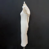 Fongt Hanging Neck Sleeveless Bow Sexy Bare Back Dress High-Rise Large Size Dress Dress Dress Dress Dress