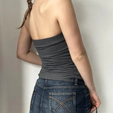 Rose Printing Foundation Simple Chest Thin Style Body-Building Full-Color Vest 2024 Spring / Summer New Style-Outfit